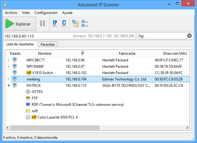 embarazada Segundo grado Contribuyente Advanced IP Scanner – Explorador de redes de descarga gratuita.